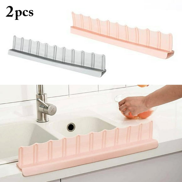2PCS Water Splash Guard Suction Cup Sink Splash Guard Kitchen Supplies