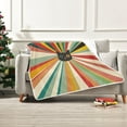 thumbnail image 7 of Yayeee Throw Blanket for Couch Soft Warm 50" x 60" Sofa Chair Bed Decoration, Colorful Cat, 7 of 7