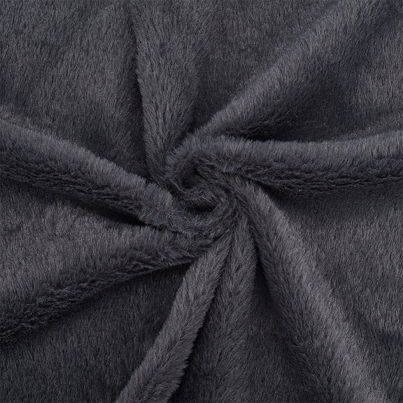 19.7×70.9 Inch Gray Short Hair Fur Fabric Pre-Cut Craft Fur Fabric Shaggy Fur Patches for Christmas Crafts Costumes Rugs Pillows and Decorations