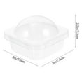 thumbnail image 2 of PENGXIANG 50 Pcs Sweetmeats Package Boxes Clear Reusable Plastic Cupcake Containers with Dome Lids, 2 of 6