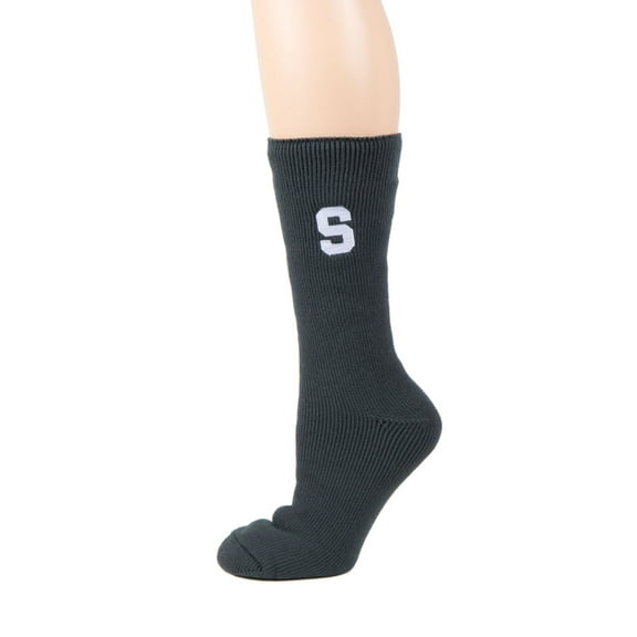 Michigan State Spartans Gray Thermal Sock - Donegal Bay - Unisex - One Size - Mid-Calf