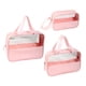 thumbnail image 4 of 3 bolsas de maquillaje transparentes, neceser para cosméticos, neceser para picnic y senderismo. Rosa, 4 of 9