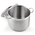 thumbnail image 2 of Cooks Standard Stockpots Stainless Steel, 20 Quart Professional Grade Stock Pot with Lid, Silver, 2 of 4
