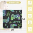 thumbnail image 2 of Retro Game Joysticks Baby Muslin Washcloths Super Soft Absorbent Face Towel, Gamer Controller Vintage Burp Cloths Cotton Bath Wipes 3 Pack Wash Cloth for Newborn Boys Girls 12x12 inches, 2 of 7