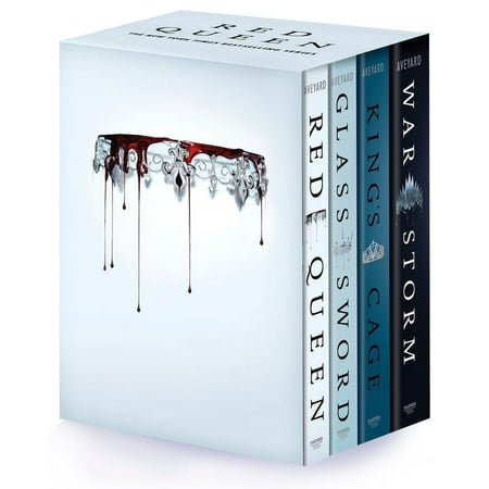 Red Queen Red Queen 4-Book Paperback Box Set: Red Queen, Glass Sword, King's Cage, War Strom, (Paperback)