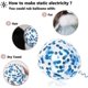 thumbnail image 4 of White And Blue Balloons For Birthday Party - Pack Of 50 | Blue Confetti Balloons, Royal Blue, 4 of 5