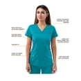 thumbnail image 3 of Adar Pro Scrubs For Women - Sweetheart V-Neck Scrub Top, 3 of 7
