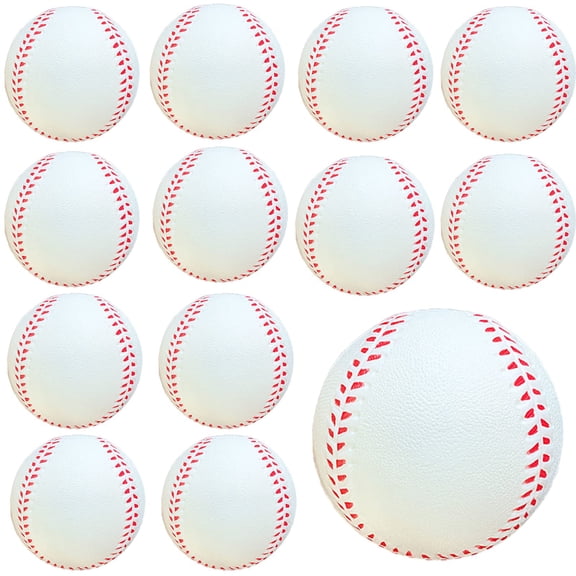 Foam Baseballs 12 Pack Soft Baseballs for Youth Teenager Players Sports Foam Baseballs Training Balls for Hitting and Indoor or Outdoor Play