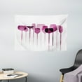 thumbnail image 1 of Wine Tapestry, Conceptual Collage Artwork with Paper Textured Party Glasses Alcohol Drink Print, Wall Hanging for Bedroom Living Room Dorm Decor, 60W X 40L Inches, Fuchsia Purple, by Ambesonne, 1 of 2