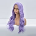 thumbnail image 3 of Qliuoazw Women's Wigs Curly Hair Purple High Temperature Silk Wig, 3 of 9