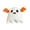 A003- Style C, variant on Halloween Decor, Halloween Ghost Plush, 5X5 Inch Ghost Stuffed Animal, Spooky Halloween Plush Toys, Soft Huggable Stuffed Animal with Small Horns, Perfect for Tabletop Shelf
