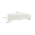 thumbnail image 3 of Waterflute TV Stand in White Matte, 3 of 9