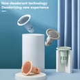 thumbnail image 4 of Cuarto de baño Drenaje Drenaje Drenaje Inserte Filtro Strainer Retroceso Prevención Pelo Catcher Insecto Prueba de Inicio Suministros Azul Jumpingount HA009691-04B, 4 of 6