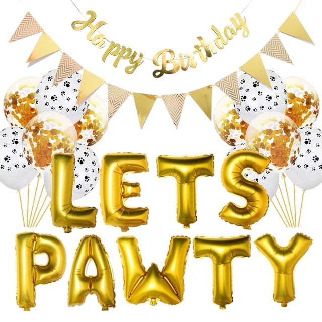 Pancarta de cumpleaños de perro, decoraciones para fiestas de cumpleaños de perros como telón de fondo, pancarta de fiesta con temática de perros, letrero de feliz cumpleaños con cara de perro para