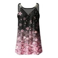 thumbnail image 4 of USSUMA Womens Summer Tops Spaghetti Strap Zip Tanks T-Shirts for Women Trendy Hawaiian Tropical Print Camis Blouses Tops Dressy Sleeveless V Neck Tunic Plus Size Shirts for Women, 4 of 6
