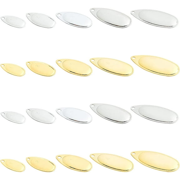 Fishing Attractor Spinner Blades Carbon Steel DIY Spinner Blades Fishing Lures Accessories