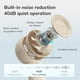 thumbnail image 4 of Handheld Portable Turbo Fan [16H Max Cooling Time], 4000mAh USB Rechargeable Personal Battery Operated Mini Small Pocket Fan with 5 Speeds for Travel/Outdoor/Vacation/Concerts - Brown, 4 of 5