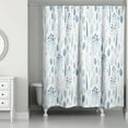 thumbnail image 2 of Creative Products Watercolor Leaves 1 71x74 Shower Curtain, 2 of 7