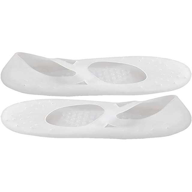 1 par de calcetines de silicona para el talón, calcetines hidratantes, Protector de tratamiento agrietado para pies secos y agrietados, tamaño 32-42 TUNC Sencillez