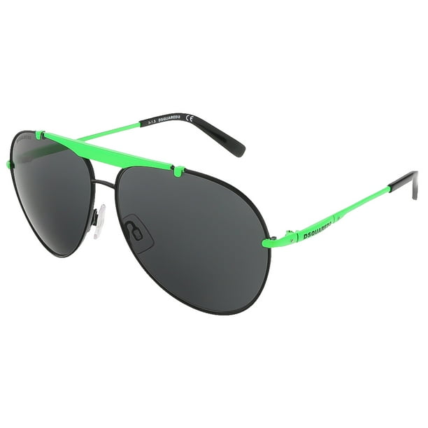 neon green aviator sunglasses