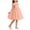 E230-Pink, variant on hengsof Girls' Solid Color Sundress Sleeveless 3D Rose Mesh Halter Neck Dress Casual Summer Everyday Dress Suitable for Children Aged 1-10