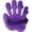 Purple, variant on Showman Adjustable Rubber Curry Mit (Blue)