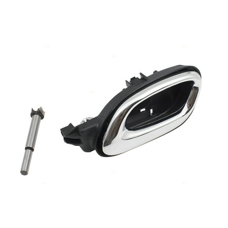 Door Handle Base Drivers Inside Interior Inner Front Door Handle & Base Repair Kit Replacement for Chevrolet Camaro 88656 ()