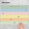 thumbnail image 2 of 2025 Super Stripe Medium Desk Pad Monthly Blotter Calendar, 2 of 2