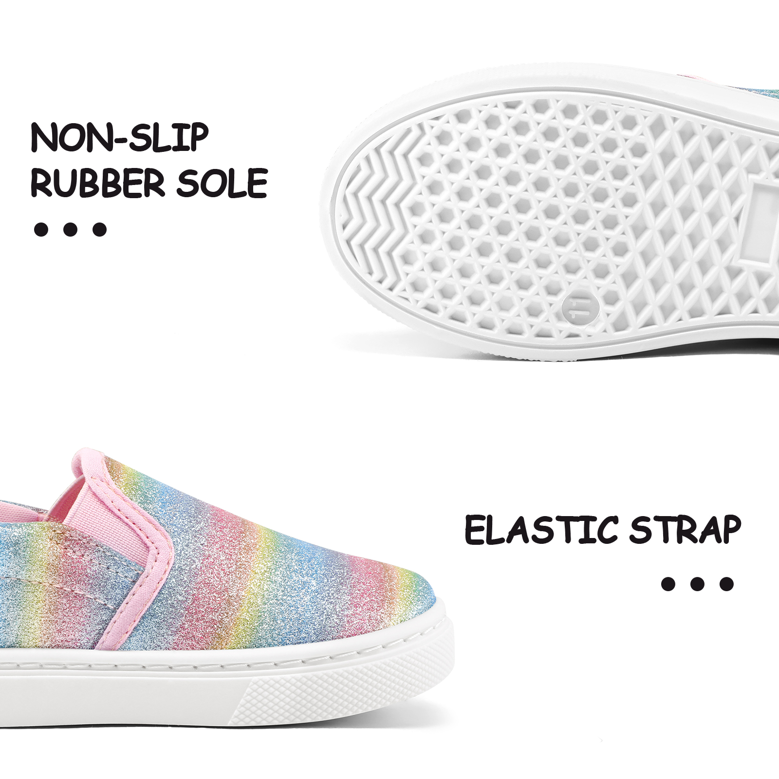 Bocca Kids Slip-On Canvas Sneakers, Colorful photo 6