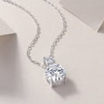 thumbnail image 5 of 3ct/S925 Silver Moissanite Pendant/Gentlemen & Ladies/Elegant Fashion/Party/Engagement/Wedding/Anniversary/Gift for Man & Woman/Wedding Anniversary/GRA Certificate/18K Platinum Plated/Holiday Gift, 5 of 7