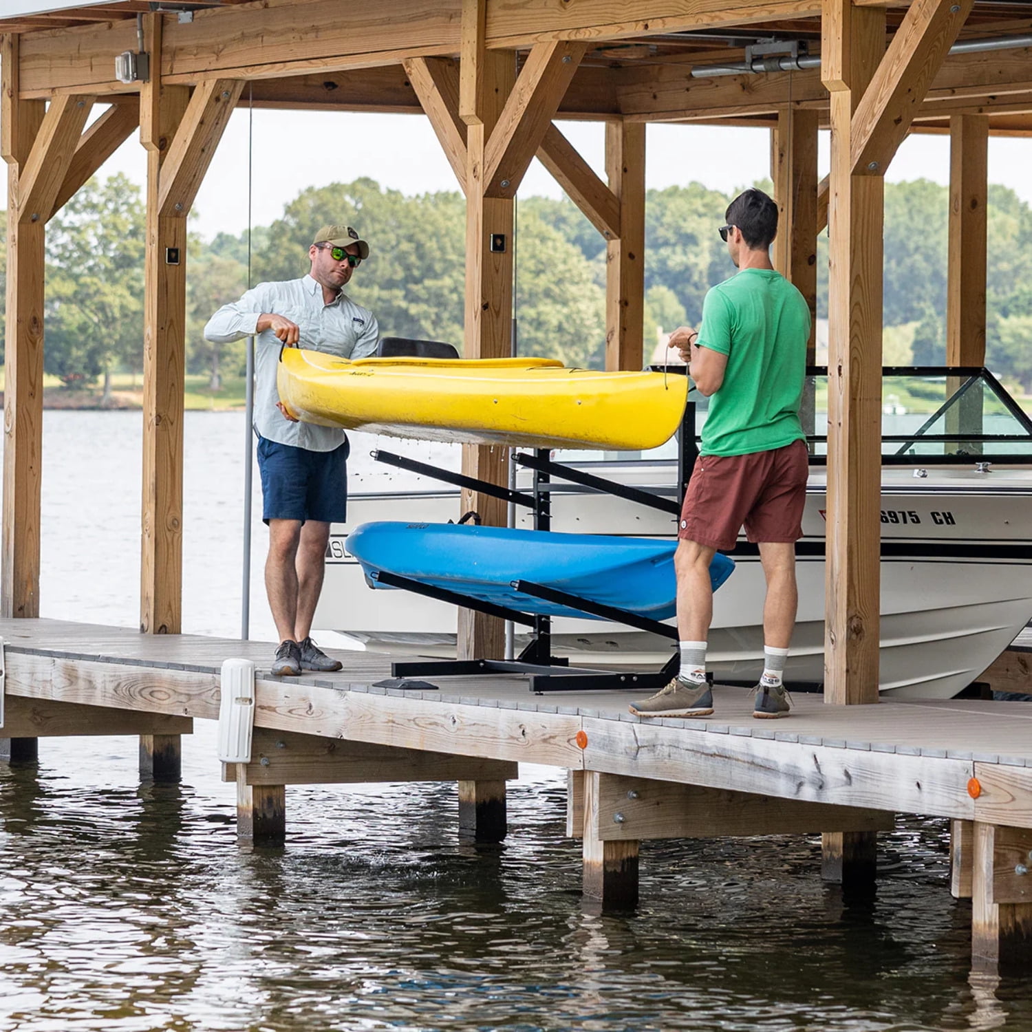 Teal Triangle Freestanding G-Surf  SUP | 2 Levels | Indoor-Outdoor