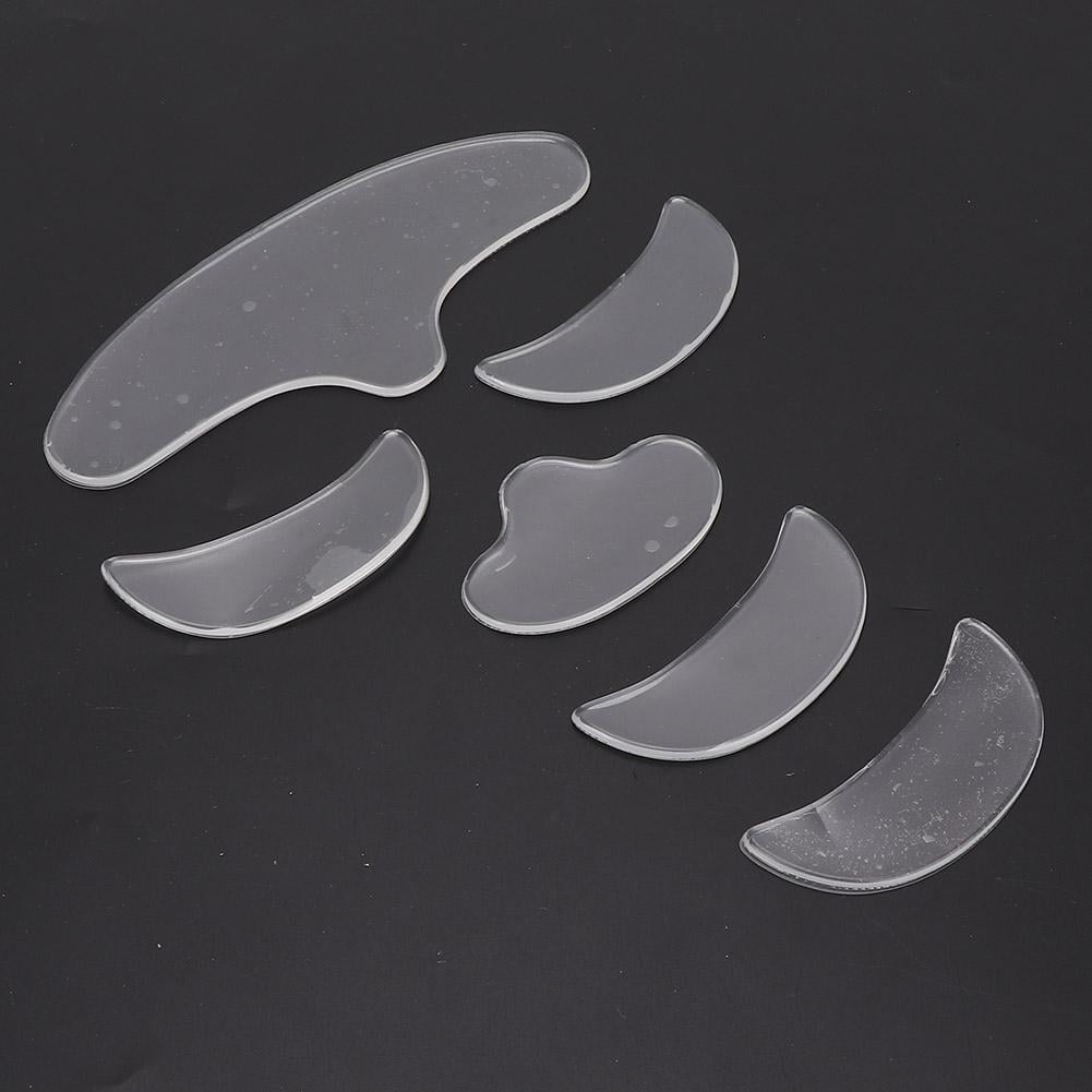  JTLB 6Pcs Anti Wrinkle Silicone Patch Pad Skin Lifting  Reusable Forehead Eye Chin Face Patch : Beauty & Personal Care