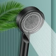 thumbnail image 2 of Cabezal de ducha de 5 modos ABS Cabezal de ducha ajustable para baño doméstico (negro), 2 of 9