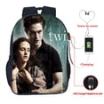 thumbnail image 4 of Twilight USB Charge Bag Students School Backpack Beautiful USB Charging School Bags Edward Cullen Daily Backpack for Boys Girls, 4 of 7