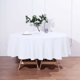 thumbnail image 2 of Mantel redondo de poliéster blanco de 90" de Efavormart, venta al por mayor, ideal para cocina, comedor, catering, bodas y fiestas de cumpleaños., 2 of 8