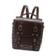 thumbnail image 4 of Mochila de cuero PU para mujer, mochila de diseño retro, bolso de hombro, 4 of 9
