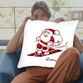 thumbnail image 6 of PYPESEEWY Clearance Sobre Fundas Para Almohadas Christmas Pillow Home Furnishing Short Plush Linen Holiday Print Christmas Pillow Case Satin Pillow Cases with Zipper, 6 of 6