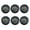Black 6pcs, variant on Mini Hygrometer Thermometer Fahrenheit or Digital LCD Monitor Indoor Room Humidity Temperature Gauge ,Simple Operation