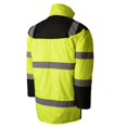 thumbnail image 4 of GSS 8501-2XL Class 3 Waterproof Fleece-Lined Parka Jacket - Lime with Black Bottom, 2XL, 4 of 4
