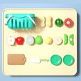 thumbnail image 5 of B 11 Piece Fruit Vegetable Cutting Play Toy Kitchen Simulation Basket Educational Size Varies, 5 of 5