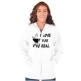 thumbnail image 4 of Love You Pho Real Vietnamese Food Zip Up Hoodie Men's Women's Brisco Brands M, 4 of 6