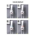 thumbnail image 3 of jesticaly Toothbrush Holder Wall Mounted No Drilling Toothpaste Dispenser Children Grey, 3 of 6
