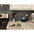 thumbnail image 2 of Carolines Treasures DAC3717LCB 15 x 12 in. Unisex Water Spaniel Christmas Cookies Glass Cutting Board, 2 of 5