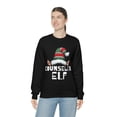 thumbnail image 6 of Counselor Elf Christmas Unisex Sweatshirt, S-2XL Holidays Xmas Elves, 6 of 9