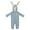 Blue Little Bunny, variant on Girl Little Bunny Fashion Coverall, Sizes Newborn-9 Months