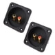 thumbnail image 1 of 2 conectores de altavoz chapados en oro para subwoofer de coche, caja de conexión cuadrada de tipo pulsador, caja de conexiones de audio para sistemas de sonido de escenario., 1 of 7