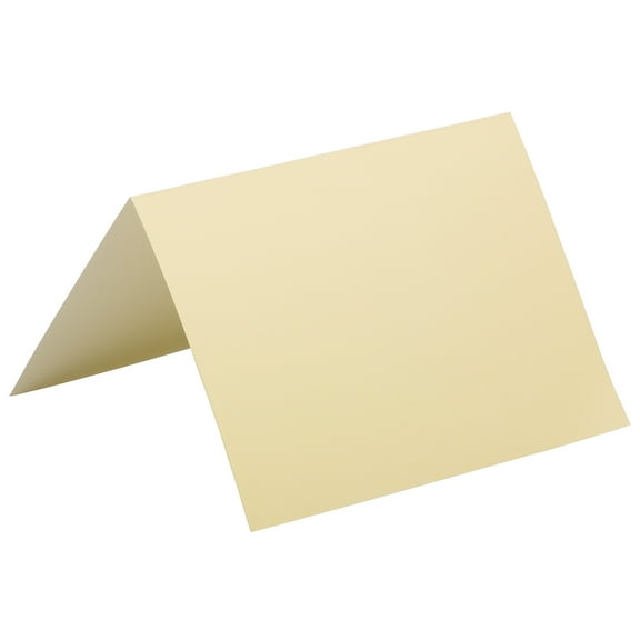 JAM Paper Foldover Cards, 4 5/8 x 6 1/4, Ivory, 500/Box