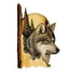 thumbnail image 1 of Tallado De Animales Artesanía Madera De Pino Colgantes Tallados De Animales Exquisita Decoración De Pared De Animales Tallados 3D Animal Tallado Hecho A Mano Para La Decoración De La Sala De Estar Vogacara HA027464-02, 1 of 6