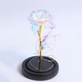 thumbnail image 3 of Gold Plated Rose Glass Lamp LED Lighted Golden Flower Gift LED Lighted Gift, 3 of 8