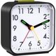 thumbnail image 1 of Reloj despertador analógico, diseño absolutamente silencioso sin tictac para un sueño tranquilo, funciona con pilas y tiene función de repetición, tamaño compacto para viajar fácilmente, pantalla, 1 of 5